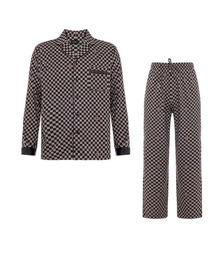 AIMER MEN Patterned Lounge Pajama Set