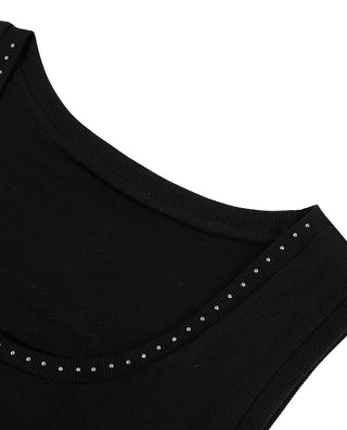 AIMER Wide Strap Crew Neck Bra Tank