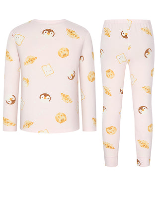 AIMER KIDS Animal Pattern Warm Clothing Set for Girls