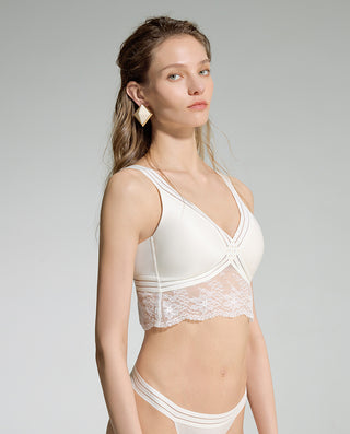 AIMER Split 2X Wireless Thin Molded Bra Top