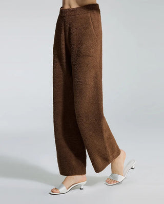 AIMER Collared Pullover Long Sleeve Pants Set