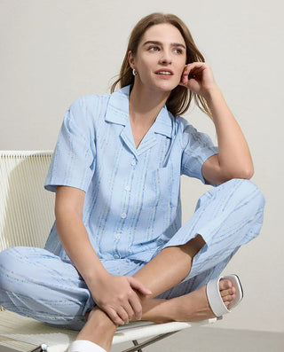 Aimer Short Sleeve Pajama Set