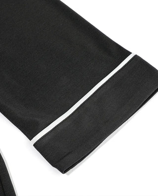 Aimer Men Milky Lounge Set With Collared Long-Sleeve Cardigan & Pants