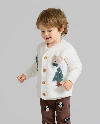 Aimer Baby Cozy Bear Cardigan Top