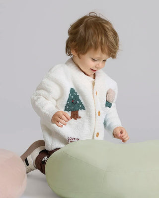 Aimer Baby Cozy Bear Cardigan Top