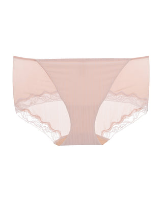 Aimer Seamless Mid-Waist Lace Boyshorts