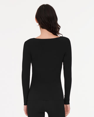 Aimer Long-Sleeve Seamless Thermal Underwear