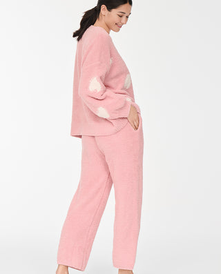 Aimer Long Sleeve Print Pajamas Set