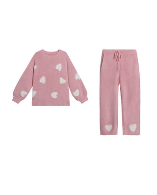 Aimer Long Sleeve Print Pajamas Set