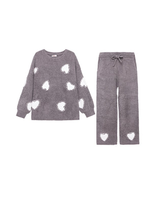 Aimer Long Sleeve Print Pajamas Set