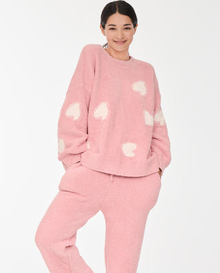 Aimer Long Sleeve Print Pajamas Set