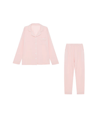 Aimer Long-Sleeve Classic Pajamas Set