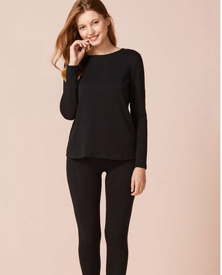 Aimer Long Sleeve Crewneck Thermal Underwear Set