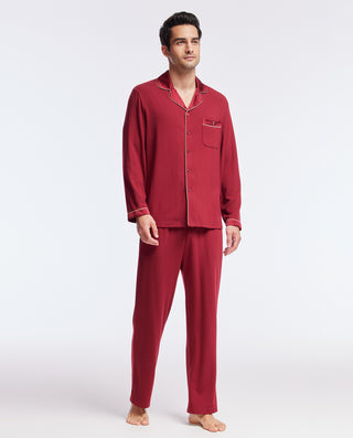 Aimer Men Red Sleep Trousers