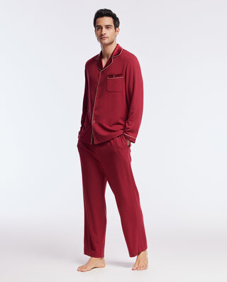 Aimer Men Red Sleep Trousers