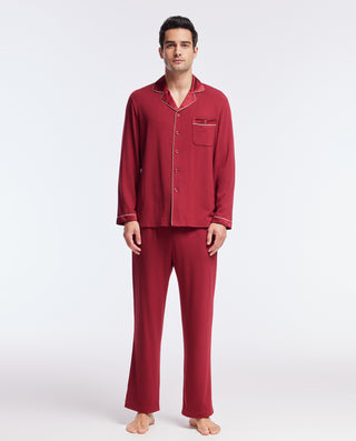 Aimer Men Red Sleep Trousers