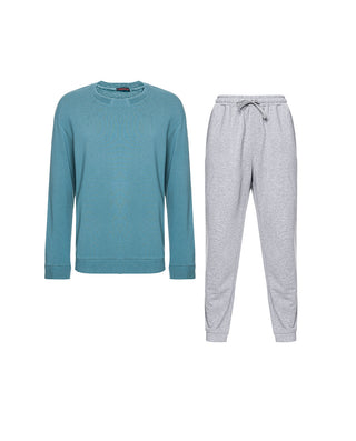 Aimer Men Long Sleeve Classic Pajamas Set